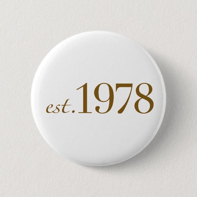 Est 1978 button (Vorderseite)