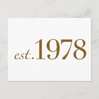 Est 1978 postkarte