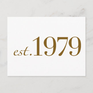 Est 1979 postkarte