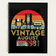 EST 1981 August Vintag 40. Geburtstag