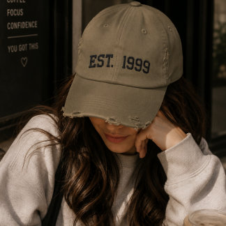 EST. 1999 Vintage Geburtstags-Baseballcap Bestickte Baseballkappe