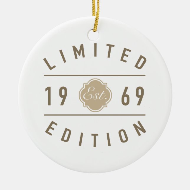 Est. Limited Edition 1969 Keramik Ornament (Vorne)