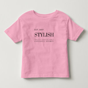 Est. Stilvoller T - Shirt des Kleinkind-2017