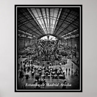Estación de Madrid Atocha Poster