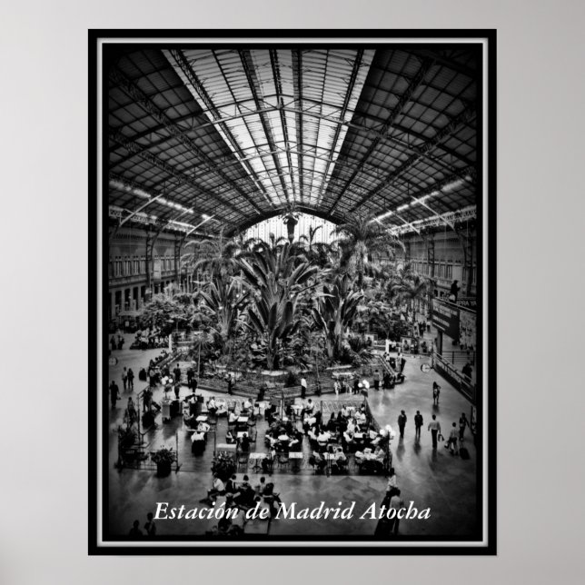 Estación de Madrid Atocha Poster (Vorne)
