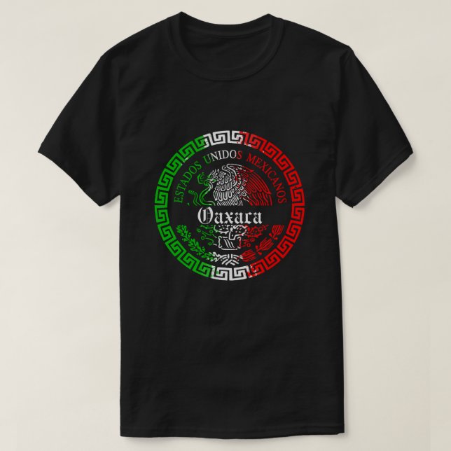 Estado de Oaxaca mexico Emblem Shirt (Design vorne)