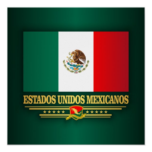Estados Unidos Mexicanos (F10) Poster (Vorderseite)