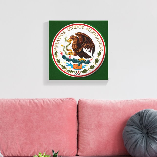Estados Unidos Mexicanos Leinwanddruck (Insitu (Wohnzimmer))