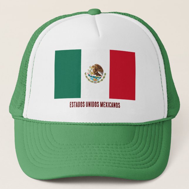 Estados Unidos Mexicanos Tote Bag Trucker Hat Truckerkappe (Vorderseite)