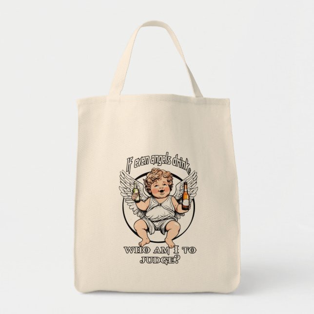 Estampa Anjo - Funny Guardian Angel – Bolsa Tragetasche (Vorne)