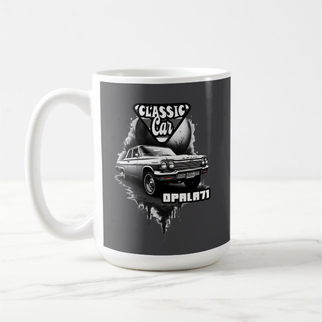 Estampa Carro - Classic Car Opala 71 - Caneca Kaffeetasse (Links)