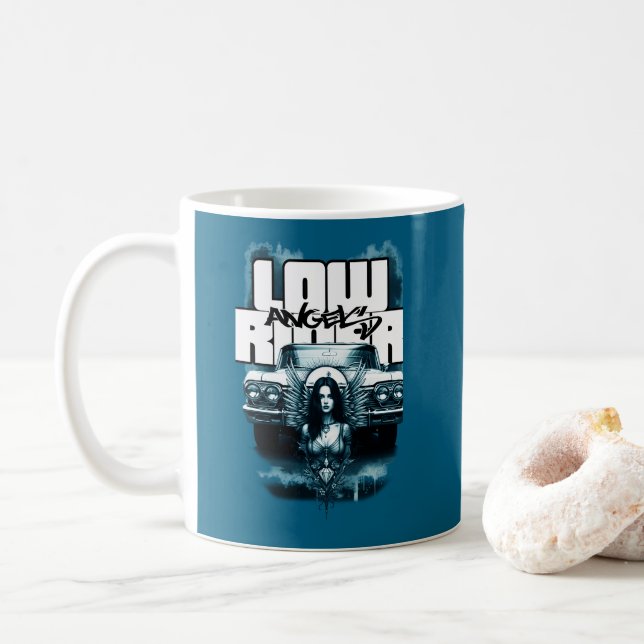 Estampa Carro - Low Rider Angels - Caneca Kaffeetasse (Mit Donut)