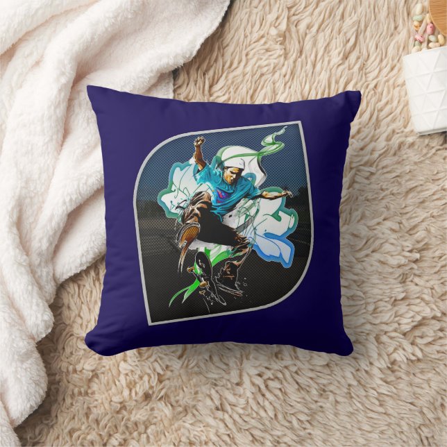 Estampa Esporte - Urban Skater - Almofada Kissen (Decke)