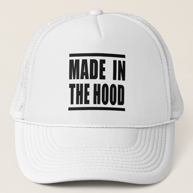 Estampa Hip Hop - Made in the Hood - Bone Truckerkappe (Vorderseite)