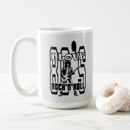 Estampa Rock - I Love 80s Rock’n’Roll – Caneca Kaffeetasse