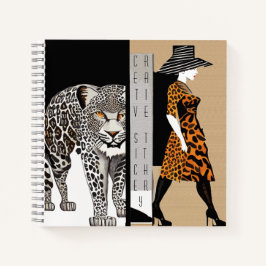 Estampado Animal Print Notizbuch