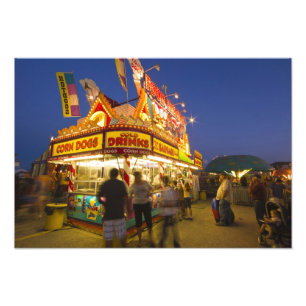 Estand de comida en la Northwest Montana Fair en Fotodruck