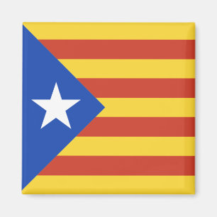 Estelada - Katalanische Flagge mit Stern Magnet