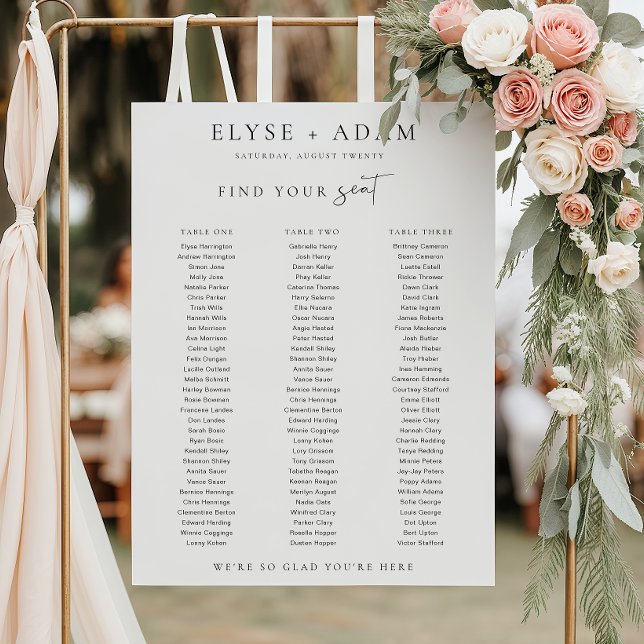 Estelle Minimal 3 Bankett-Tisch-Plakat Poster (Von Creator hochgeladen)