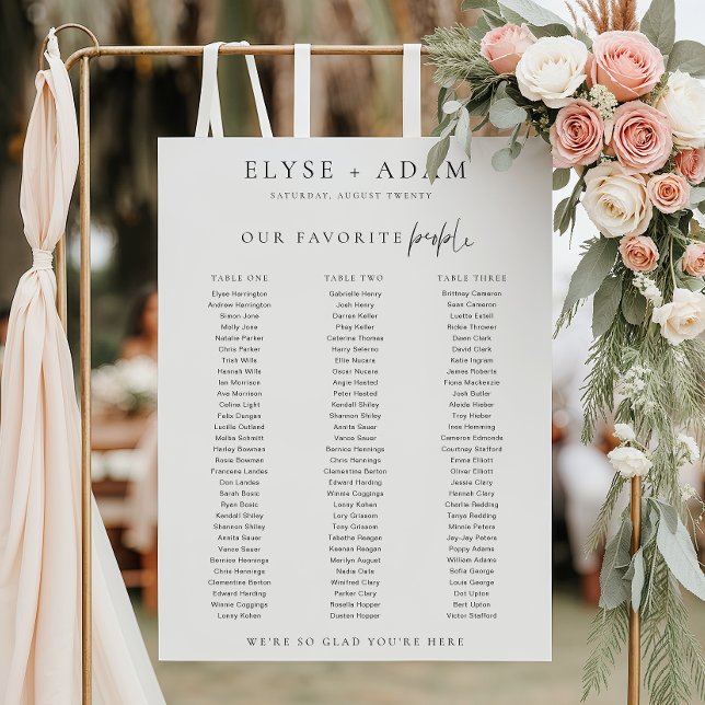 Estelle Minimal 3 Bankett-Tisch-Plakat Poster (Von Creator hochgeladen)