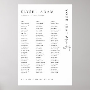 Estelle Minimal 3 Long Tables Sitzplakat Poster