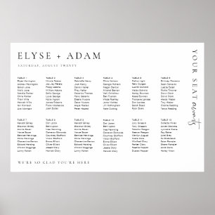 Estelle Modern Minimal 12 Tischplatinen Poster