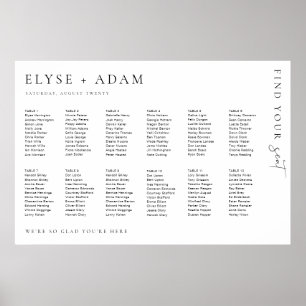 Estelle Modern Minimal 12 Tischplatinen Poster
