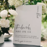 Estelle Modern Minimal Open Bar Menu-Zeichen Poster<br><div class="desc">Dieses offene Bar zeichnet sich durch eine moderne Kalligraphieschrift und minimalistisches Design aus. Die Überschrift des Skripttextes ist ein Bild, das nicht bearbeitet werden kann. Das Kursbild kann auf jede Postergröße angepasst werden. Der andere Text ist vollständig editierbar. Für eine erweiterte Anpassung dieses Designs, wählen Sie einfach die Schaltfläche "Anpassen"...</div>
