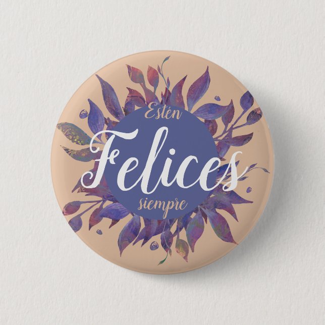 Estén-Felices-Platz Button (Vorderseite)
