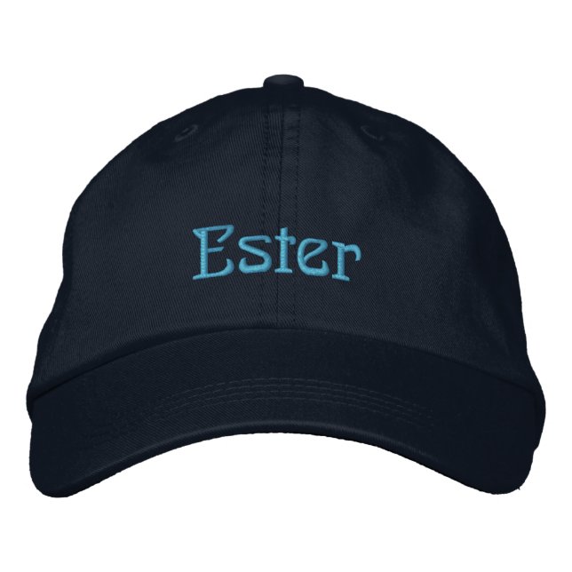 ESTER Name Designer Cap Bestickte Kappe (Vorderseite)