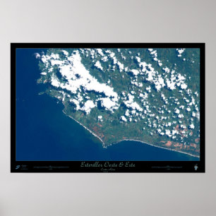 Esterillos Öste, Satellitenposter Costa Ricas Poster