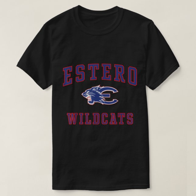 Estero High School Wildcats T-Shirt (Design vorne)