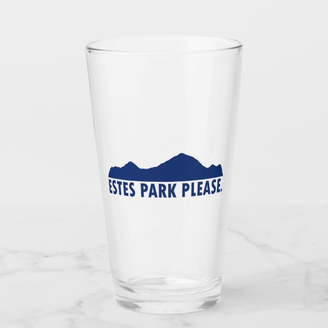 Estes Park Bitte Glas (Vorderseite)
