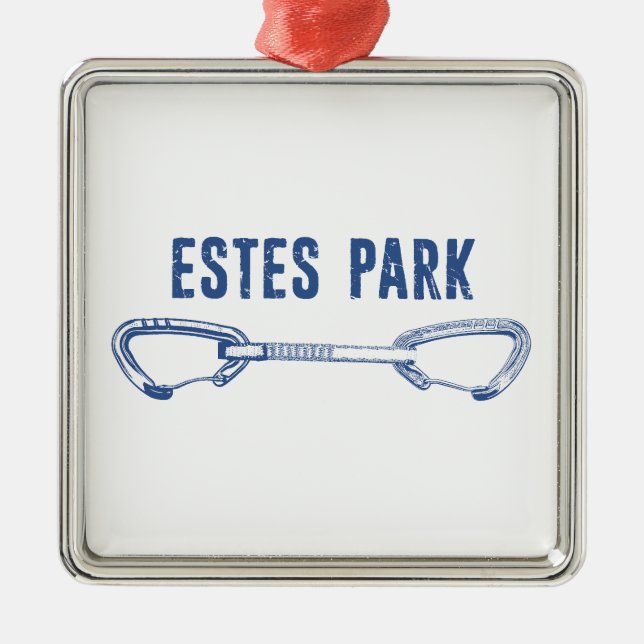Estes Park Climbing Quickziehung Ornament Aus Metall (Vorne)