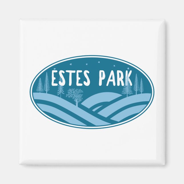 Estes Park Colorado Außenbereich Magnet (Vorne)