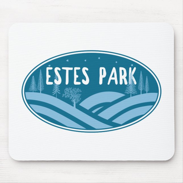 Estes Park Colorado Außenbereich Mousepad (Vorne)