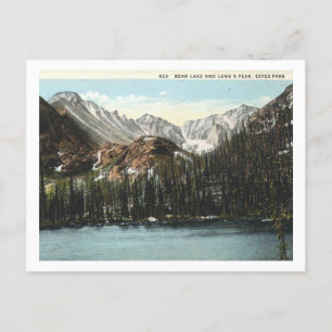 Estes Park, Colorado, Bear Lake, Long's Peak Postkarte