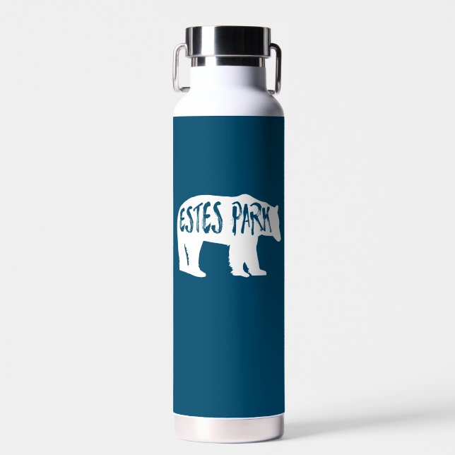 Estes Park Colorado Bear Trinkflasche (Vorne)