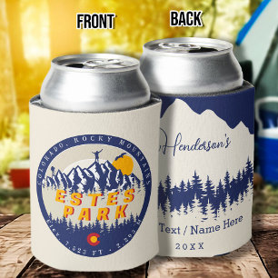 Estes Park Colorado Flag Berge Wandern Dosenkühler