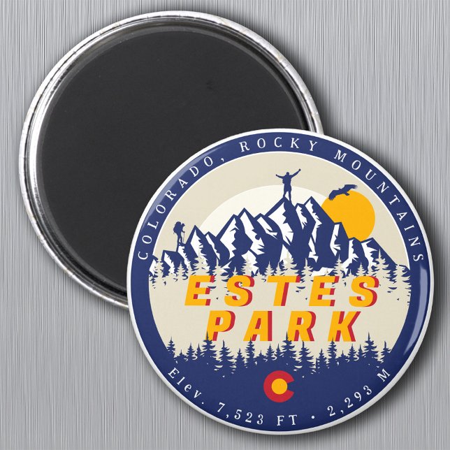 Estes Park Colorado Flag Berge Wandern Magnet (Von Creator hochgeladen)
