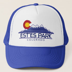 Estes Park Colorado Holzhut Berge Truckerkappe