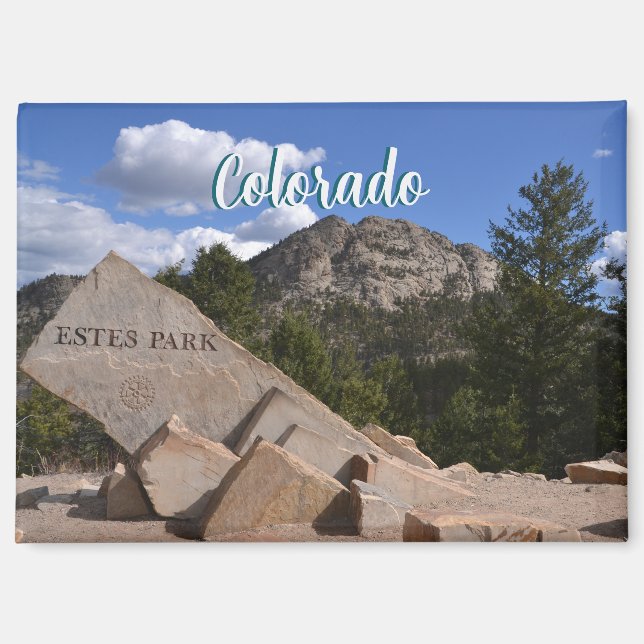 Estes Park Colorado Landschaftlich Magnet (Vorderseite)