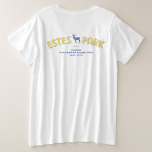 Estes Park Colorado Nationalpark Elk Große Größe T-Shirt