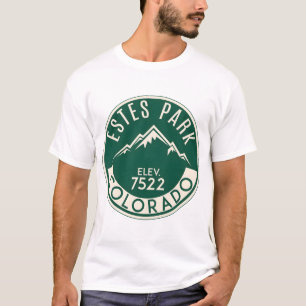 Estes Park Colorado Rocky Mountain Geist der T-Shirt