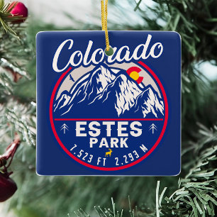 Estes Park Colorado - Rocky Mountain Nationalpark Keramikornament