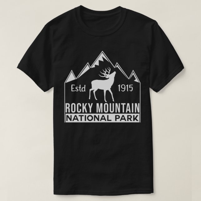 Estes Park Colorado Rocky Mountain Nationalpark, T-Shirt (Design vorne)