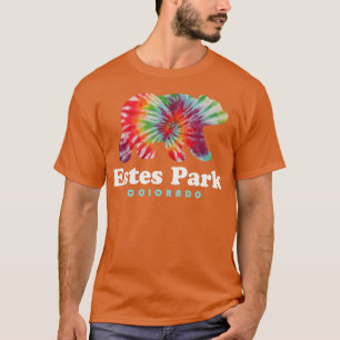 Estes Park Colorado Rocky Mountains Gefärbte Krawa T-Shirt