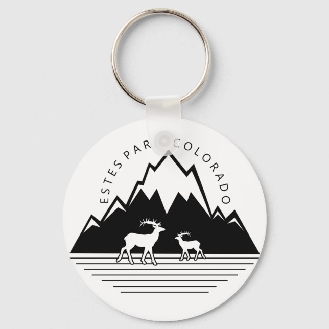 Estes Park Colorado Schlüsselanhänger (Vorderseite)