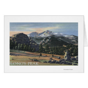 Estes Park, Colorado - sehnt sich Höchstansicht