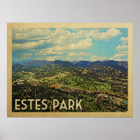 Estes Park Colorado Vintage Travel